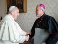 El Papa Francisco junto al arzobispo de Burgos en su ultima visita
