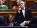 El ministro del Interior, Fernando Grande Marlaska, durante su intervención en el Congreso de los Diputados