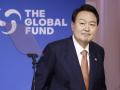 El presidente de Corea del Sur, Yoon Suk-yeol, durante la Conferencia del Fondo Mundial en Nueva York