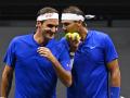 La complicidad entre los dos grandes del tenis, entre Federer y Nadal