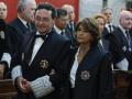 El nuevo fiscal general del Estado, Álvaro García Ortiz y su predecesora en el cargo, Dolores Delgado