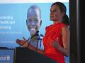 Queen Letizia in UNICEF's education summit promoting mental well-being in schools, Tuesday, Sept. 20, 2022, in New York.