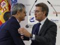 El presidente de la Cámara de Comercio, Jaime Malet, y Alberto Núñez Feijóo