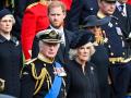 La Familia Real británica en el funeral de la Reina Isabel II