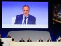 Florentino Pérez ha intervenido este domingo ante la Asamblea del Real Madrid