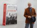 El escritor Arturo Pérez-Reverte en la presentación de "Revolución", su nueva novela, un relato de aventuras ambientado en México en tiempos de Emiliano Zapata y Francisco Villa