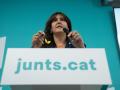 La presidenta de Junts, Laura Borràs, ofrece una rueda de prensa tras la decisión de Junts de abandonar el Govern