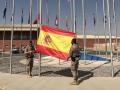 Izado de la bandera nacional en Afganistán con motivo del Día de la Fiesta Nacional de 2020