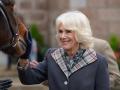 Queen Camilla Consort attending a reception to thank the community of Aberdeenshire , United Kingdom, Tuesday Oct. 11, 2022.
