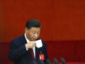 El presidente chino, Xi Jinping, durante su intervención en el Congreso del Partido Comunista