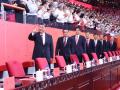 Xi Jinping con miembros del politburó del PCCh