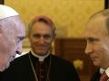 El Papa Francisco con Vladimir Putin