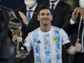 Messi tras ganar la Copa América en el Maracana de Rio de Janeiro