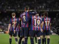 El FC Barcelona ha ganado al Almería en el adiós de Piqué del Camp Nou