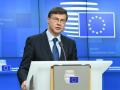 El vicepresidente económico de la Comisión Europea, Valdis Dombrovskis.