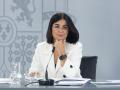 La ministra de Sanidad, Carolina Darias, en una rueda de prensa posterior al Consejo de Ministros.