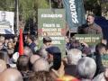 Abascal interviene en la manifestación convocada en Barcenola por Vox y el sindicato Solidaridad