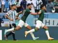 Los saudíes celebran el segundo tanto ante Argentina