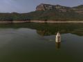 Imagen del embalse de Vilanova de Sau, Barcelona, del pasado mes de junio