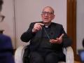 El cardenal Juan José Omella, durante su entrevista con El Debate