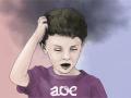 Ilustración: infancia, educación, familia, niños, woke, manipulación, igualdad