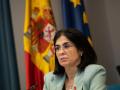 La ministra de Sanidad, Carolina Darias, ofrece una rueda de prensa en Madrid, este jueves