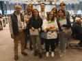 Ciudadanos españoles que participan en el panel desperdicio alimentario que organiza la Comisión Europea en Bruselas