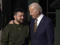 El presidente de EE.UU. Joe Biden recibe en la Casa Blanca al presidente ucraniano Volodímir Zelenski