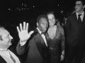 FILE - Brazilian soccer star Pele and his girlfriend Xuxa arrive to see the screening of the Spanish movie Carmen, directed by Carlos Saura, at the film festival in Cannes, France, May 15, 1983. Pelé, the Brazilian king of soccer who won a record three World Cups and became one of the most commanding sports figures of the last century, died in Sao Paulo on Thursday, Dec. 29, 2022. He was 82.  (AP Photo, File) *** Local Caption *** .