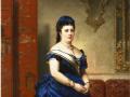 Retrato de María del Carmen Hernández y Espinosa de los Monteros, creadora de la Lotería del Niño