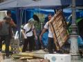 Partidarios del expresidente Jair Bolsonaro desmantelan un campamento en Río de Janeiro