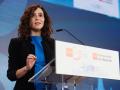 La presidenta de la Comunidad de Madrid, Isabel Díaz Ayuso, interviene en el foro Spain Investors Day