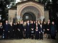 King Constantin and Queen Ana Maria of Greece with Queen Sofia of Borbon and princess Irene of Greece and Prince Pavlos of Greece, wife Marie Chantal Miller and children Maria Olympia, Constantine Alexios and Achileas Andreas attending a memorial service for the 50th anniversary of Greece's King Paul I death in a cemetery of Tatoi Palace on Thursday March 6, 2014.
pictured : felipe of borbon , letizia ortiz , elena of borbon , cristina of borbon , phillippe of greece