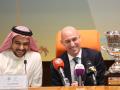 Luis Rubiales, con el presidente de la Autoridad Saudí de Deportes, Abdulaziz bin Turki al Faisal al Saud, en 2019