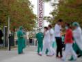 Entrada de Urgencias en el hospital La Fe de Valencia.