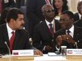 El presidente Maduro de Venezuela con Teodoro Obiang.