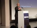 Mariano Gomá, presidente de Foro España Cívica, interviene en el acto de NEOS