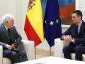Pedro Sánchez recibe al presidente del Tribunal Constitucional, Cándido Conde-Pumpido