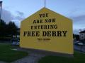 En la esquina de Free Derry comenzó todo el movimiento muralista que se extendió durante el conflicto armado - Foto de Gonzalo Jiménez Tapia