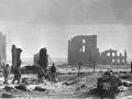 El centro de la ciudad de Stalingrado después de la victoria soviética sobre las tropas del Eje