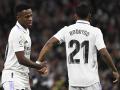 Vinicius y Rodrygo, en el ataque del Real Madrid en su estreno en el Mundial de Clubes
