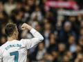 Cristiano Ronaldo celebra un gol en el estadio Santiago Bernabéu