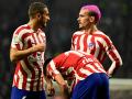 Griezmann y Koke, en un partido reciente del Atlético de Madrid