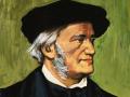 Retrato de Richard Wagner por la English School