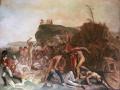 La muerte del capitán James Cook, 14 de febrero de 1779, pintura inacabada de Johan Zoffany, circa 1795.