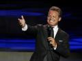 El cantante Luis Miguel durante una actuación en Sevilla en 2018