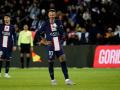 Disappointment for Neymar JR of PSG after his goal is disallowed by VAR for offside PSG v Angers, French Ligue 1 football match, Parc des Princes, Paris, France - 11 Jan 2023 *** Local Caption *** .