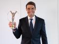 Rafa Nadal, con uno de los tres premios Laureus que ya tiene en su palmarés: en 2023 aspira al cuarto