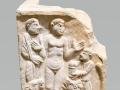 Fragmento de sarcófago con Daniel en el foso de los leones