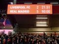 El histórico marcador en el estadio de Anfield: el Real Madrid goleó al Liverpool